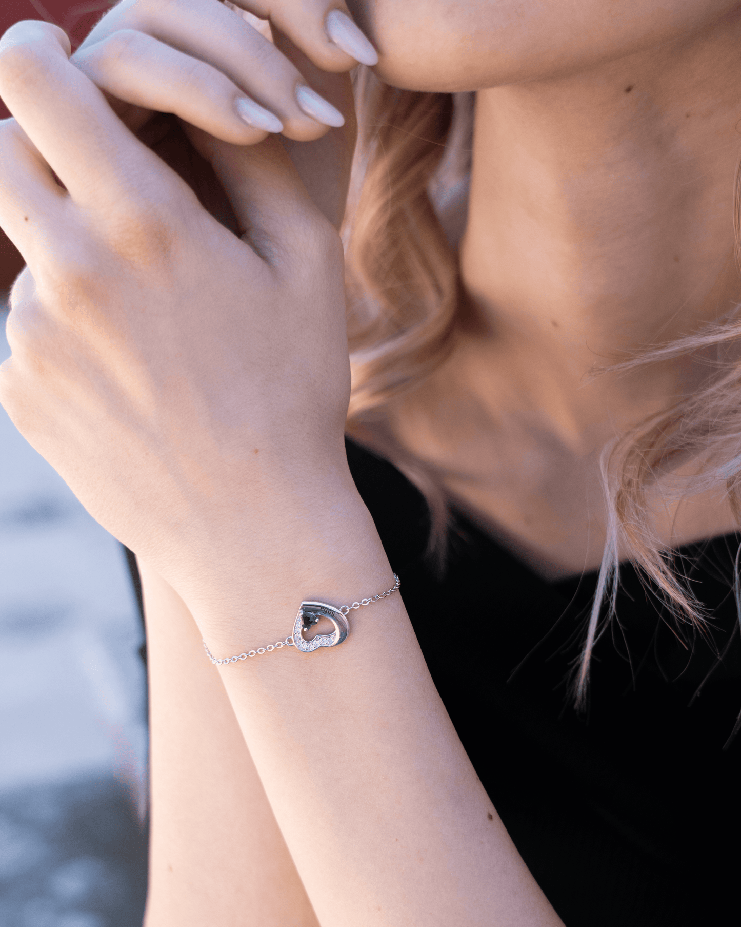 PRINCESS JEWELRY® Bracciale Personalizzato in Argento 925 con Zircone Colorato - Princess Jewelry