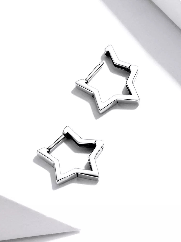 PRINCESS JEWELRY® Orecchini a forma di Stella in Argento 925 (4 colori) - Princess Jewelry