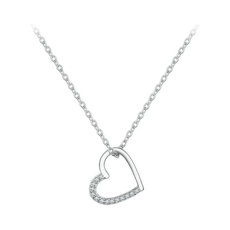 PRINCESS JEWELRY® Collana con Cuore in Argento 925 (3 colori) - Princess Jewelry