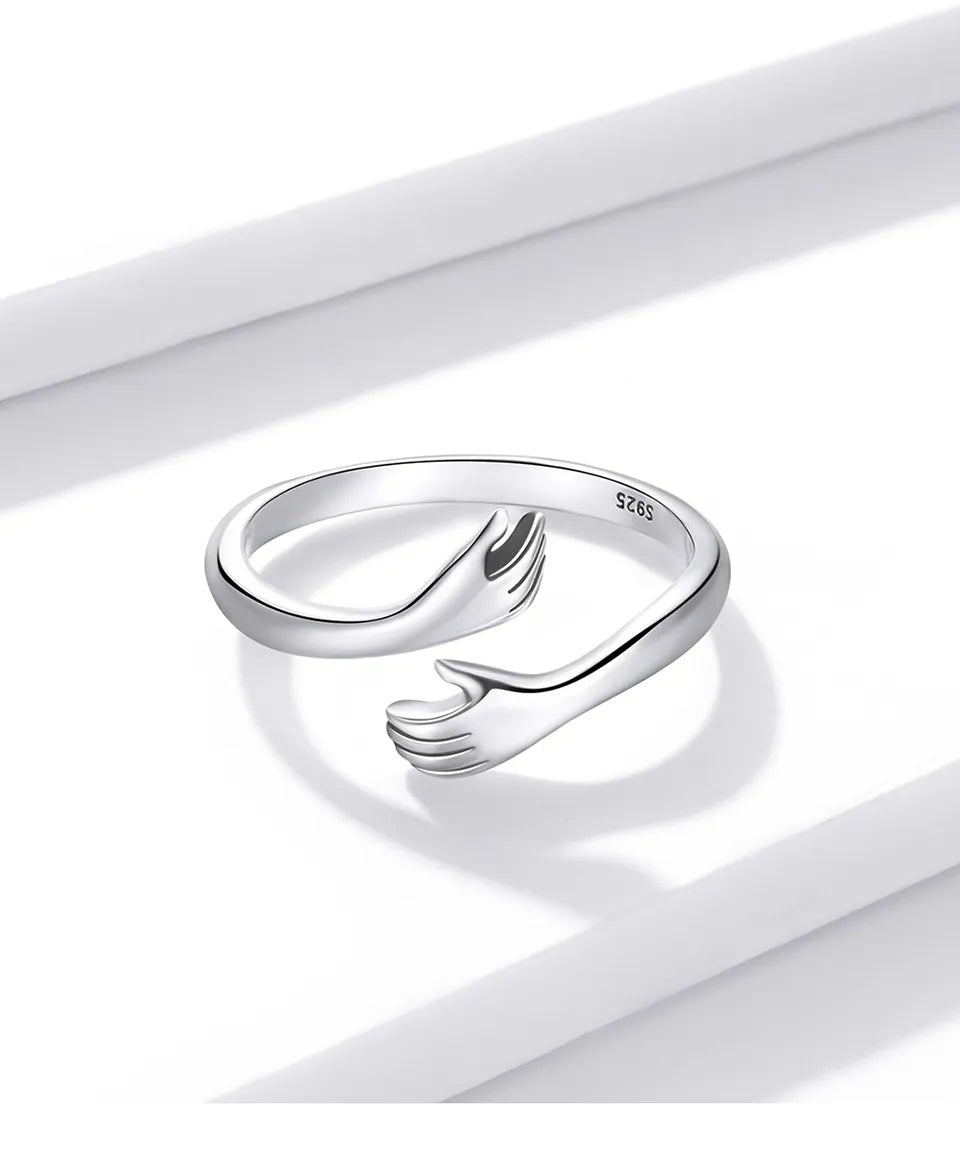 PRINCESS JEWELRY® Anello Dell'Abbraccio in Argento 925 (3 colori) - Princess Jewelry