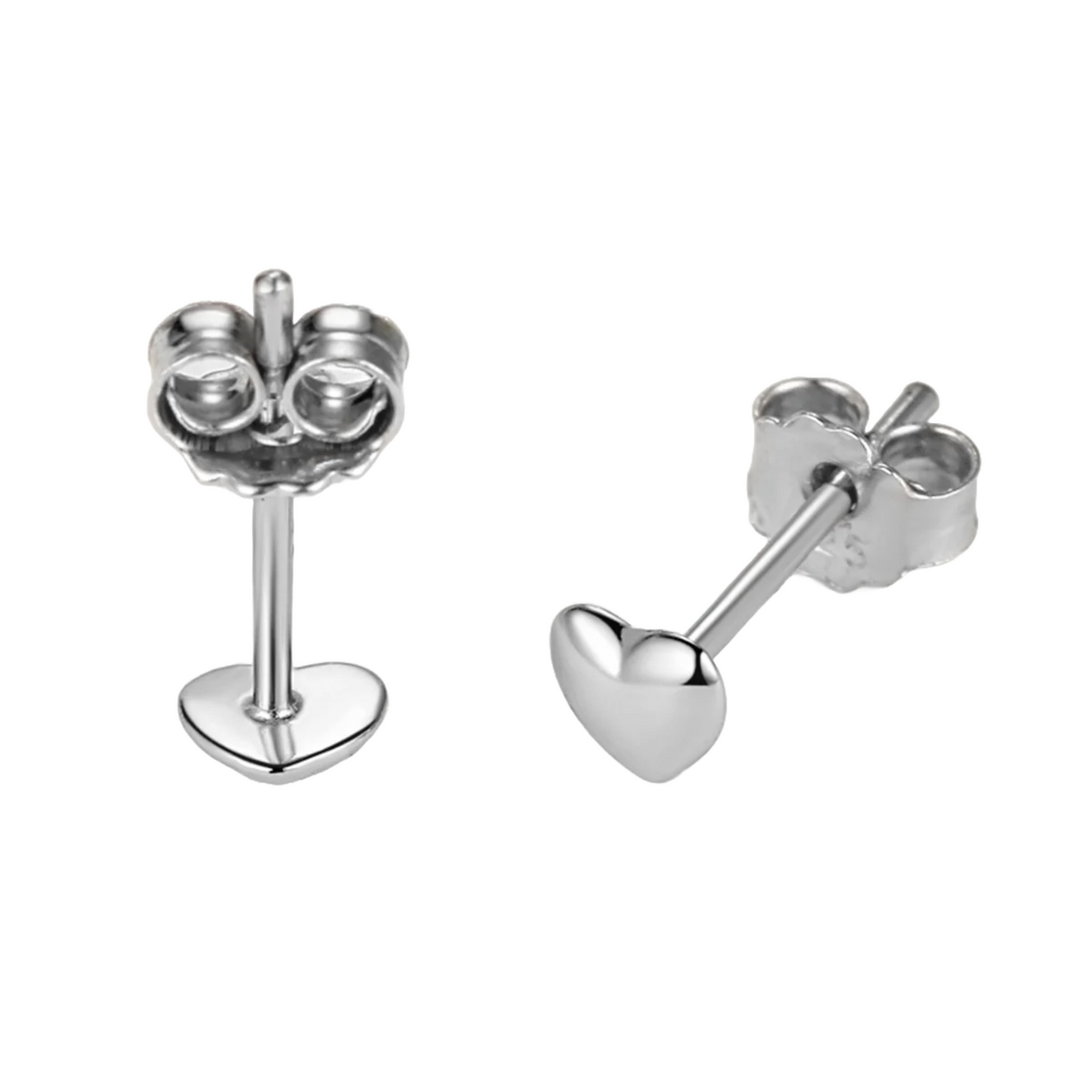 PRINCESS JEWELRY® Orecchini a Lobo a forma di Cuore in Argento 925 (3 colori) - Princess Jewelry