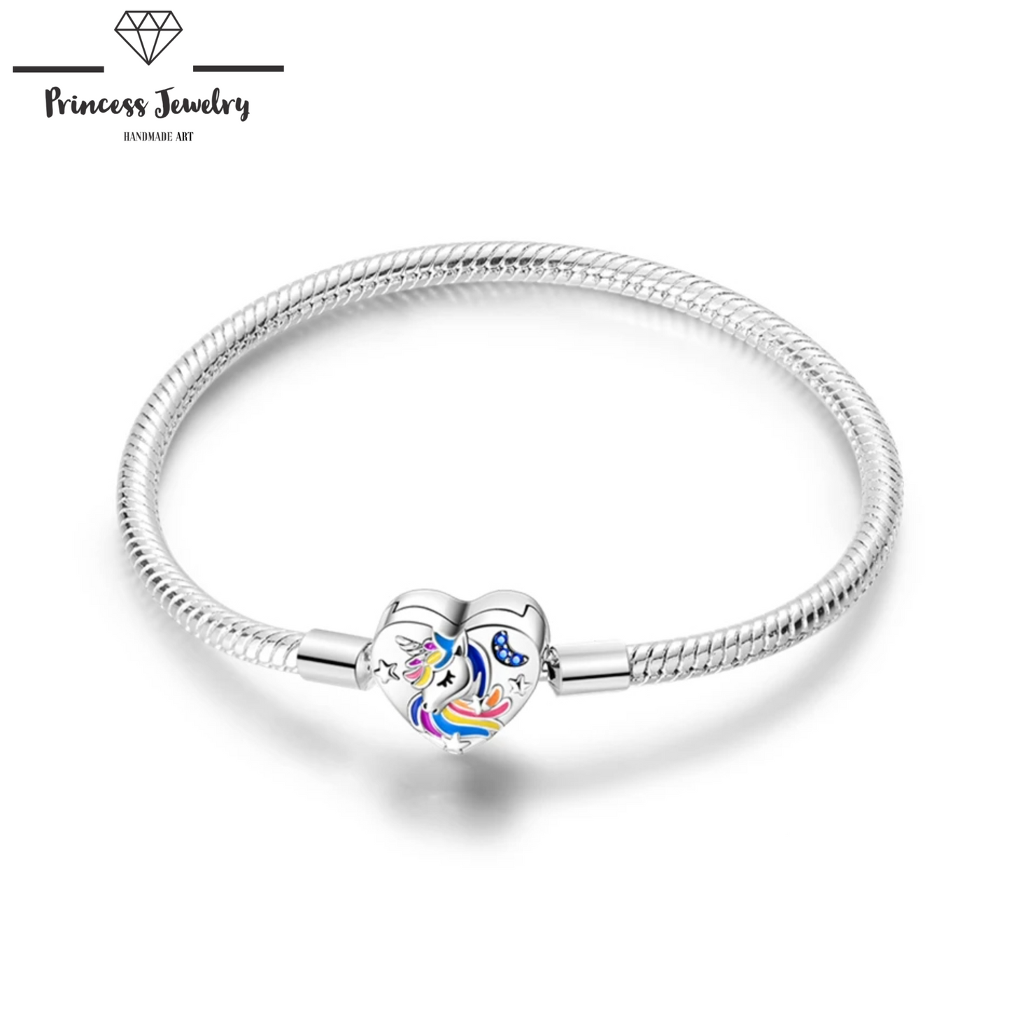 PRINCESS JEWELRY® Bracciale Unicorno in Argento 925 - Princess Jewelry