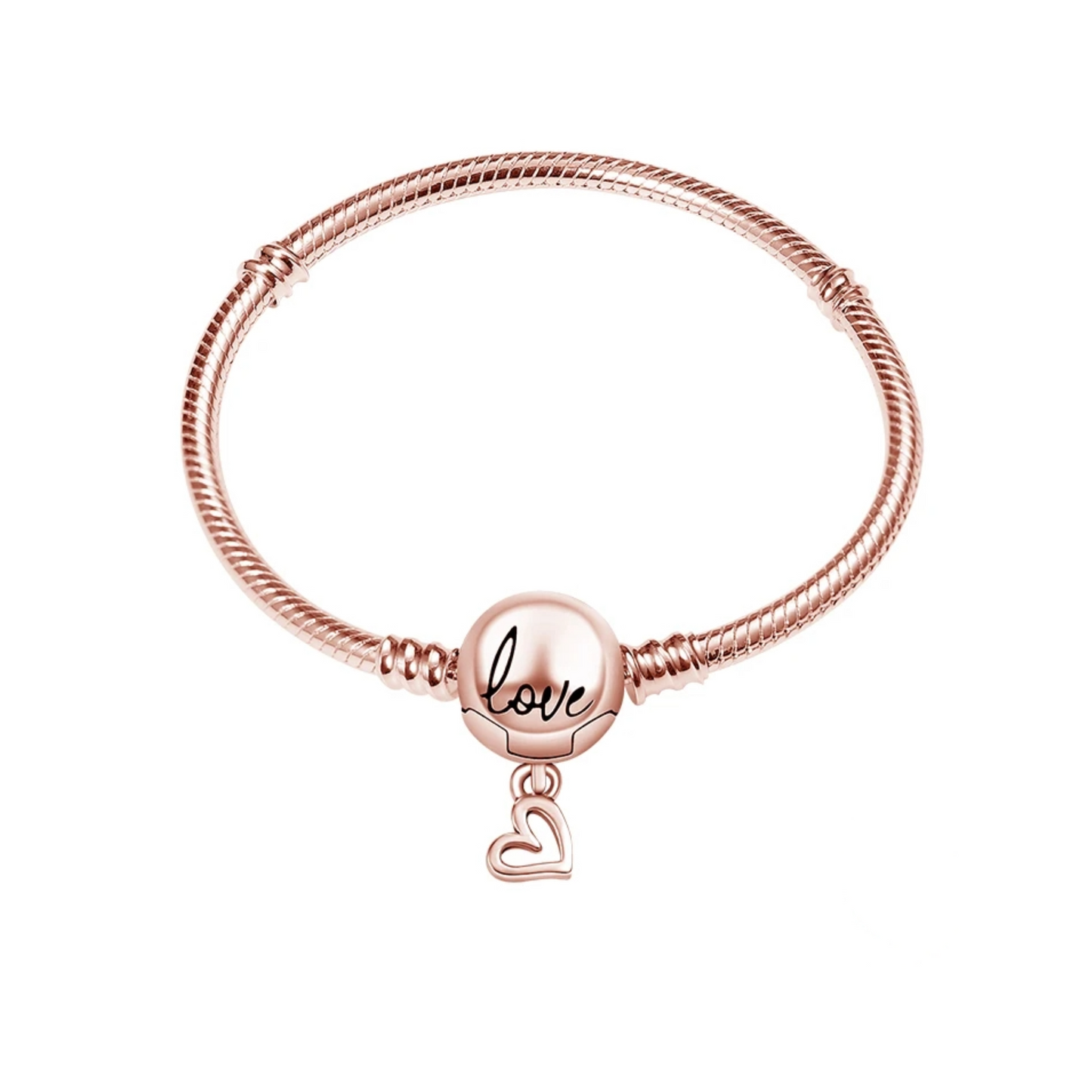 PRINCESS JEWELRY® Bracciale Love con Cuore in Argento 925 - Princess Jewelry