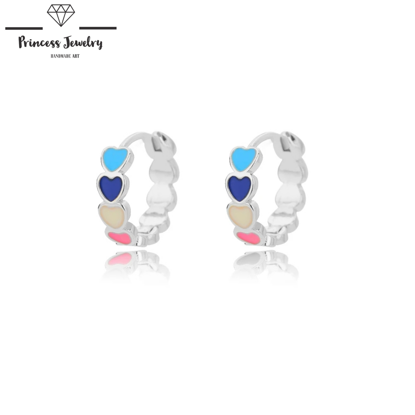 PRINCESS JEWELRYยฎ Orecchini ๐๐๐๐๐พ๐ธ๐พ๐๐พ in Acciaio Inossidabile (2 colori) - Princess Jewelry