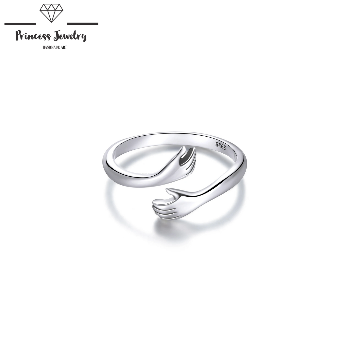 PRINCESS JEWELRY® Anello Dell'Abbraccio in Argento 925 (3 colori) - Princess Jewelry