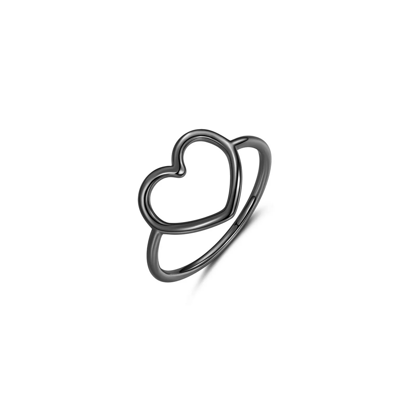 PRINCESS JEWELRY® Anello con Cuore in Argento 925 Placcato in Oro 18 Kt (4 colori) - Princess Jewelry