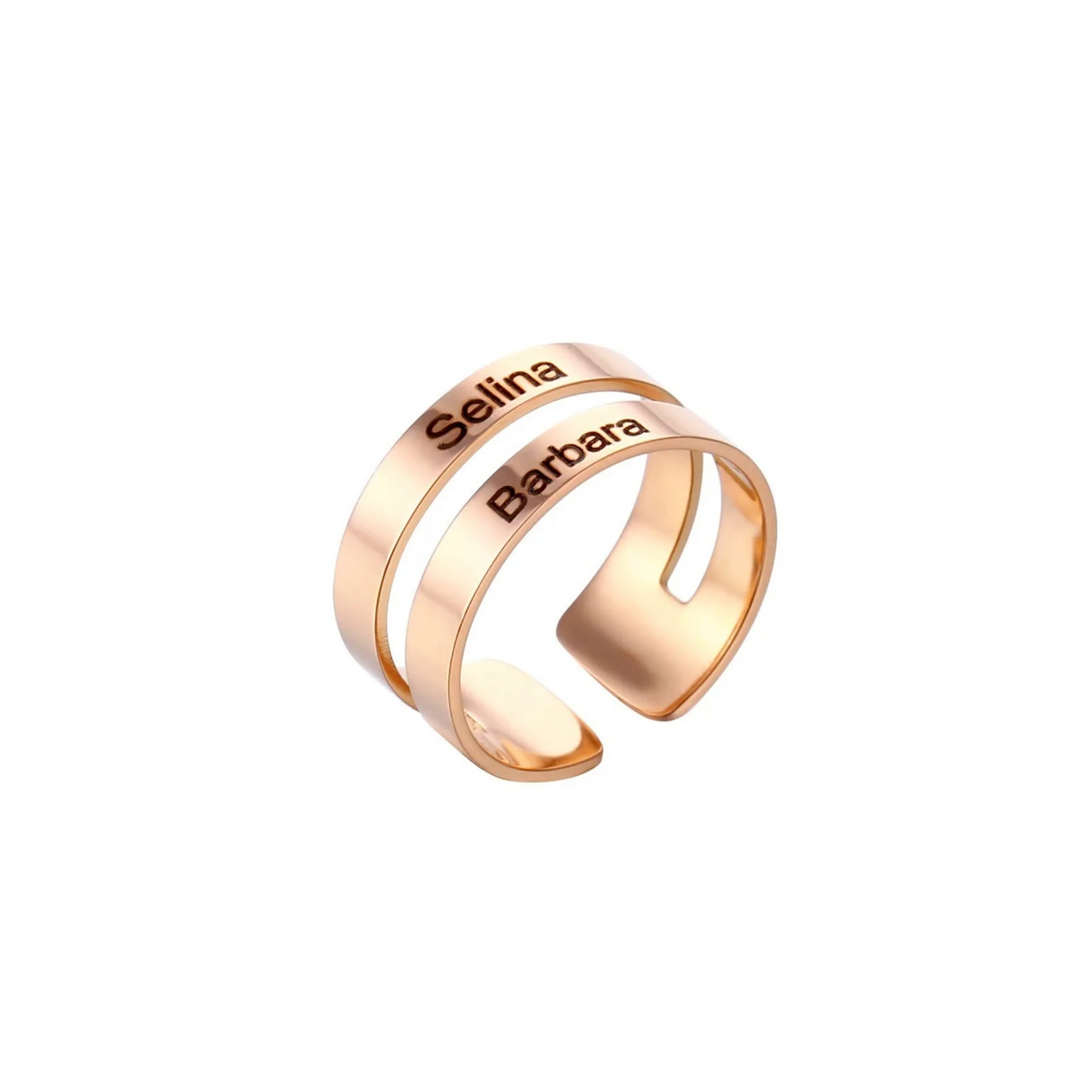 PRINCESS JEWELRY® Anello Personalizzato in Acciaio Inossidabile (4 colori) - Princess Jewelry