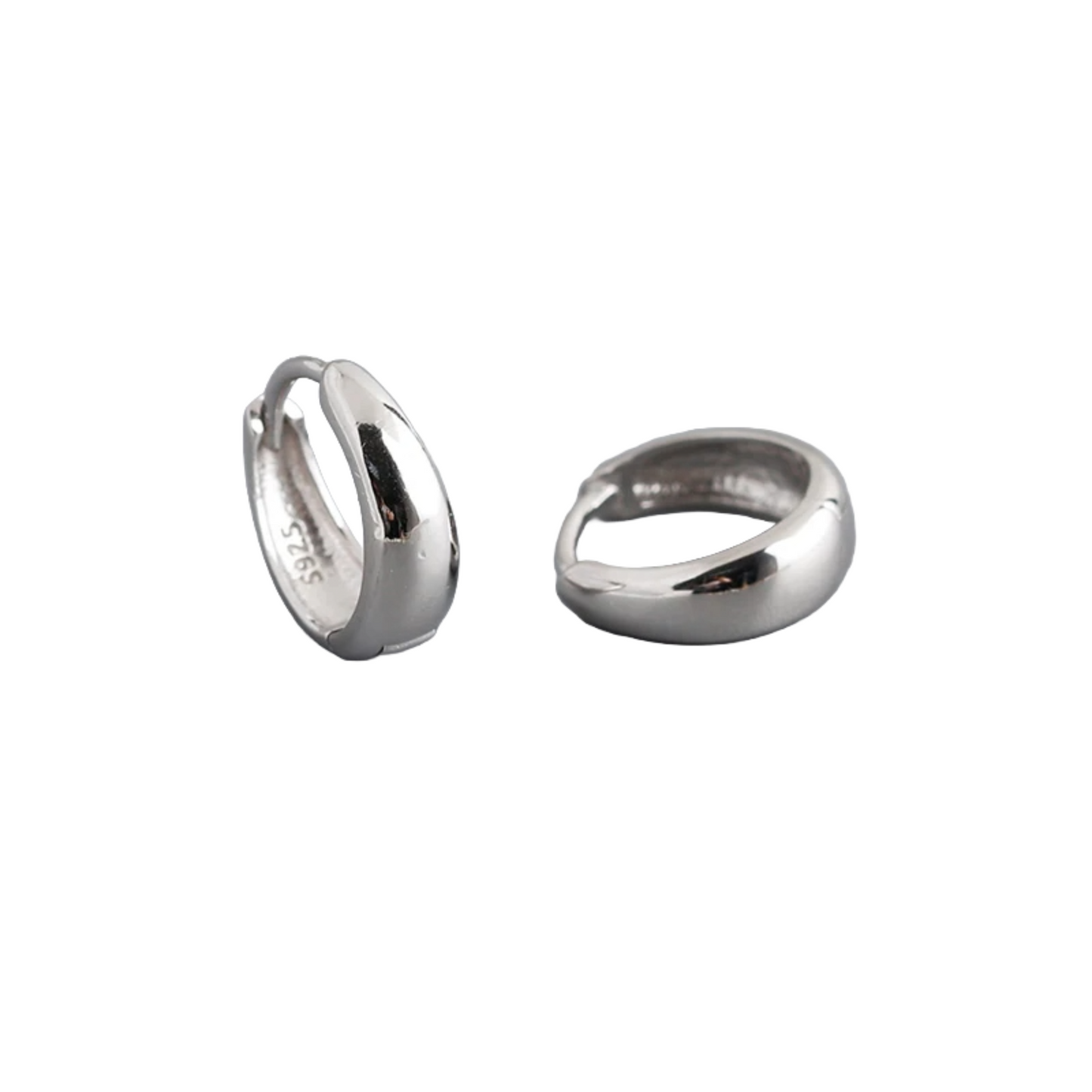 PRINCESS JEWELRY® Orecchini a Cerchio in Argento 925 Placcato Oro 18 Kt (2 colori) - Princess Jewelry