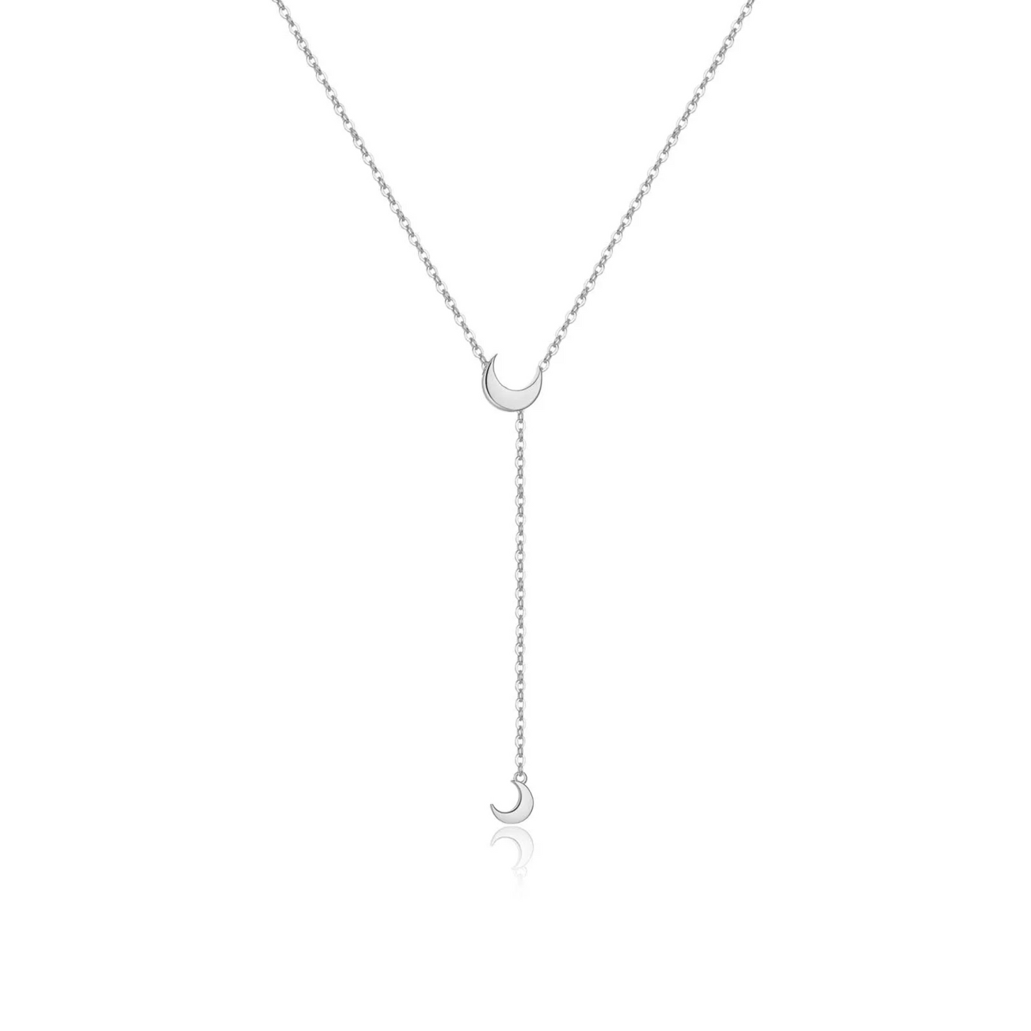 PRINCESS JEWELRY® Collana con Doppio Ciondolo in Argento 925 Placcato Oro 18 Kt (4 modelli, 2 colori) - Princess Jewelry