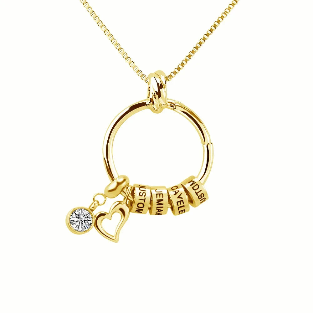 PRINCESS JEWELRY® Collana in Acciaio Inossidabile con Nomi Personalizzati (3 colori) - Princess Jewelry