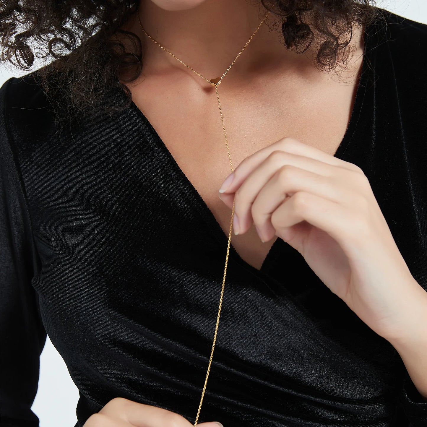 PRINCESS JEWELRY® Collana con Doppio Ciondolo in Argento 925 Placcato Oro 18 Kt (4 modelli, 2 colori) - Princess Jewelry