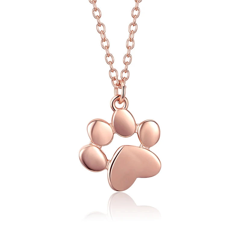 PRINCESS JEWELRY® Collana Zampetta in Argento 925 Placcato Oro 18 Kt (2 colori) - Princess Jewelry