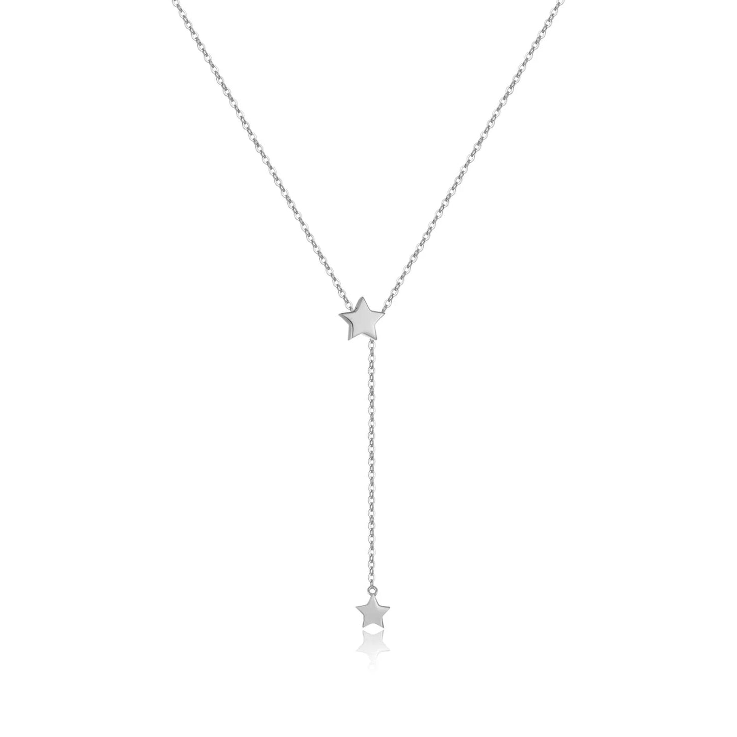 PRINCESS JEWELRY® Collana con Doppio Ciondolo in Argento 925 Placcato Oro 18 Kt (4 modelli, 2 colori) - Princess Jewelry