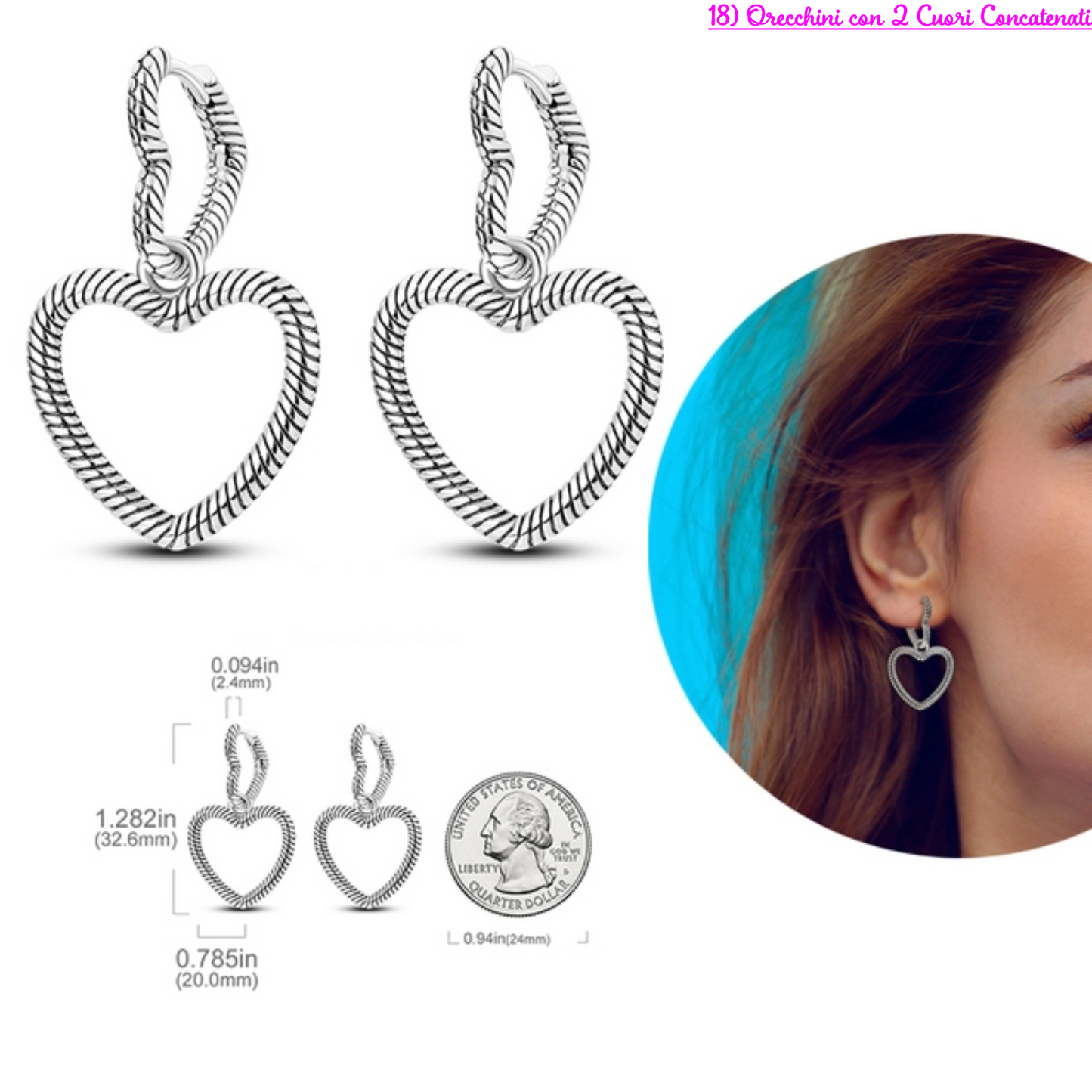 PRINCESS JEWELRY® Orecchini in Argento 925 (56 modelli) - Princess Jewelry