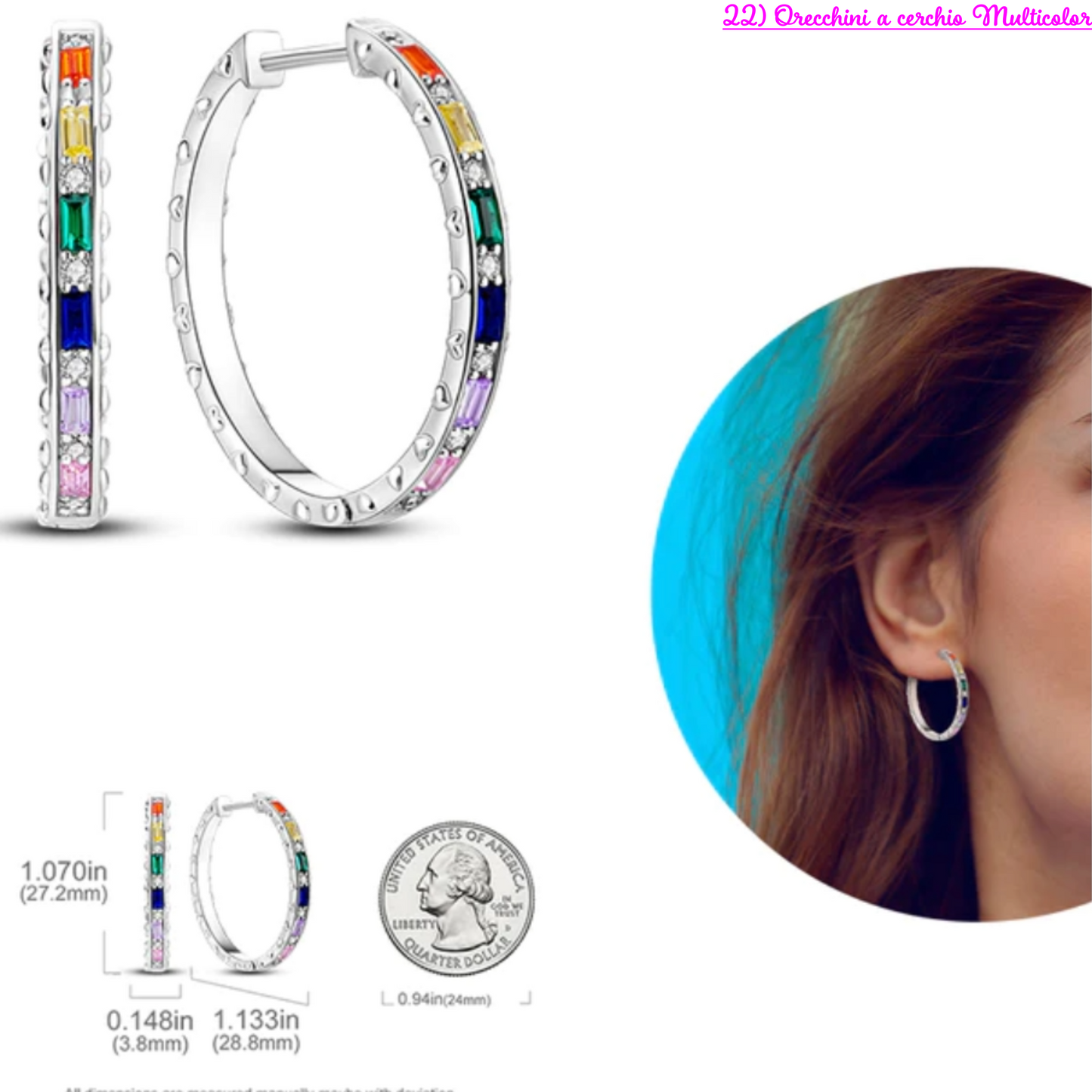 PRINCESS JEWELRY® Orecchini in Argento 925 (56 modelli) - Princess Jewelry