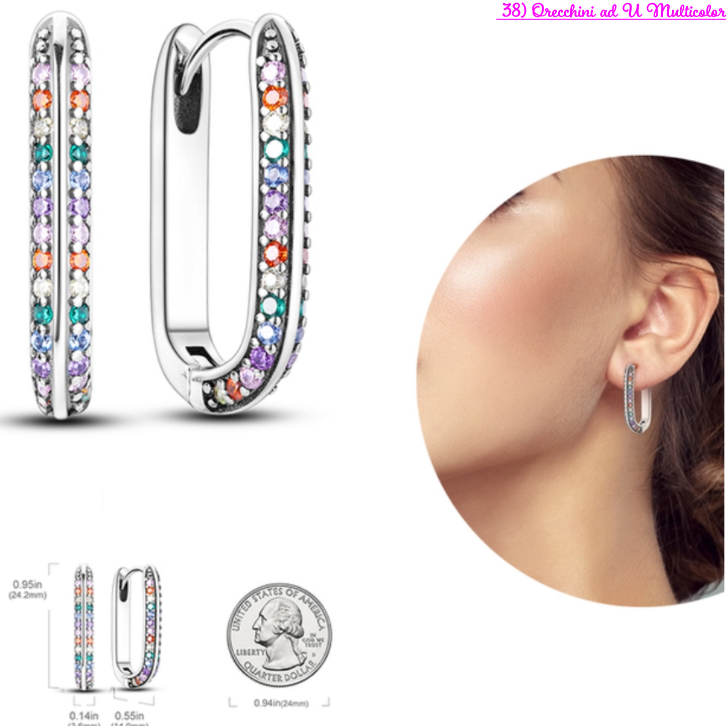 PRINCESS JEWELRY® Orecchini in Argento 925 (56 modelli) - Princess Jewelry