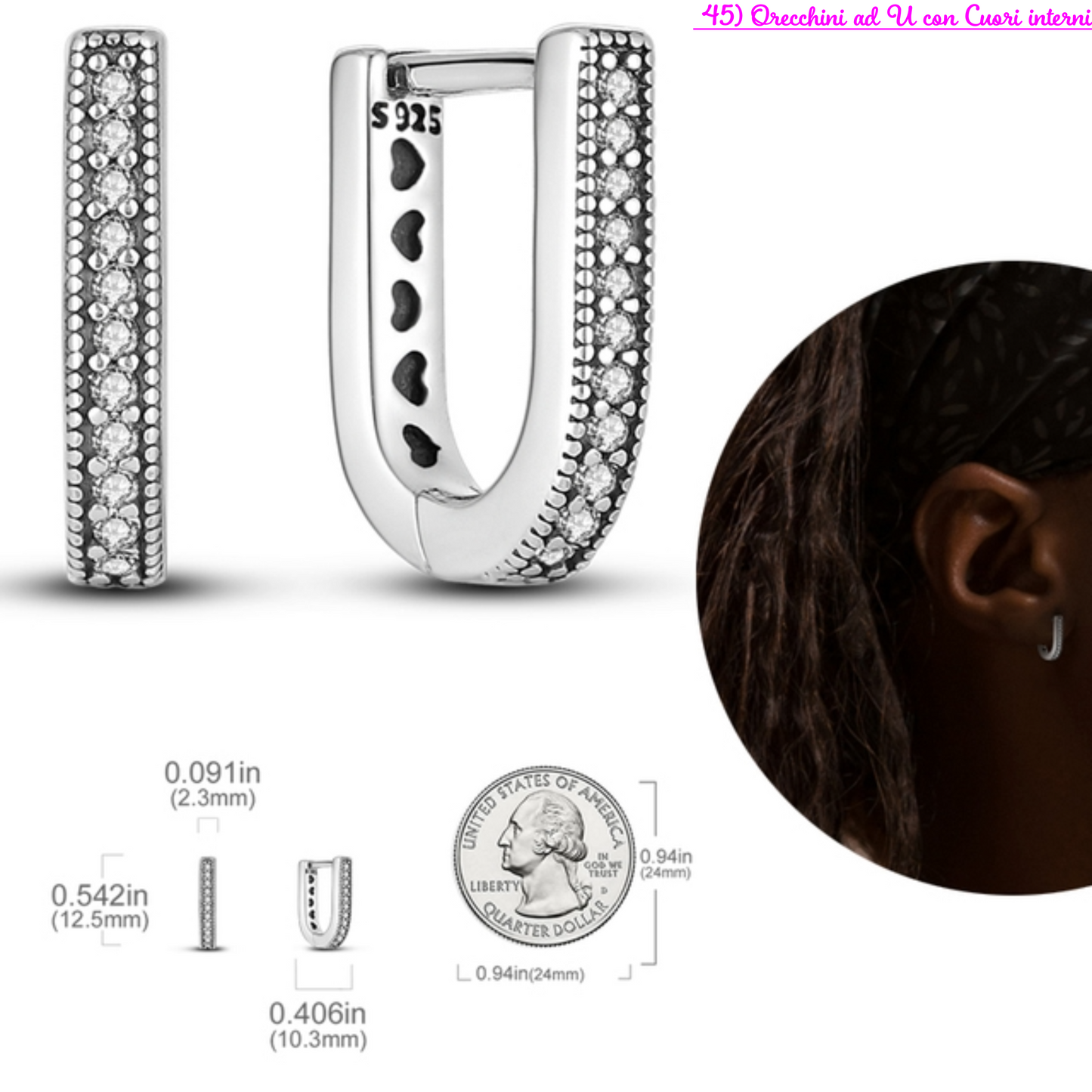 PRINCESS JEWELRY® Orecchini in Argento 925 (56 modelli) - Princess Jewelry