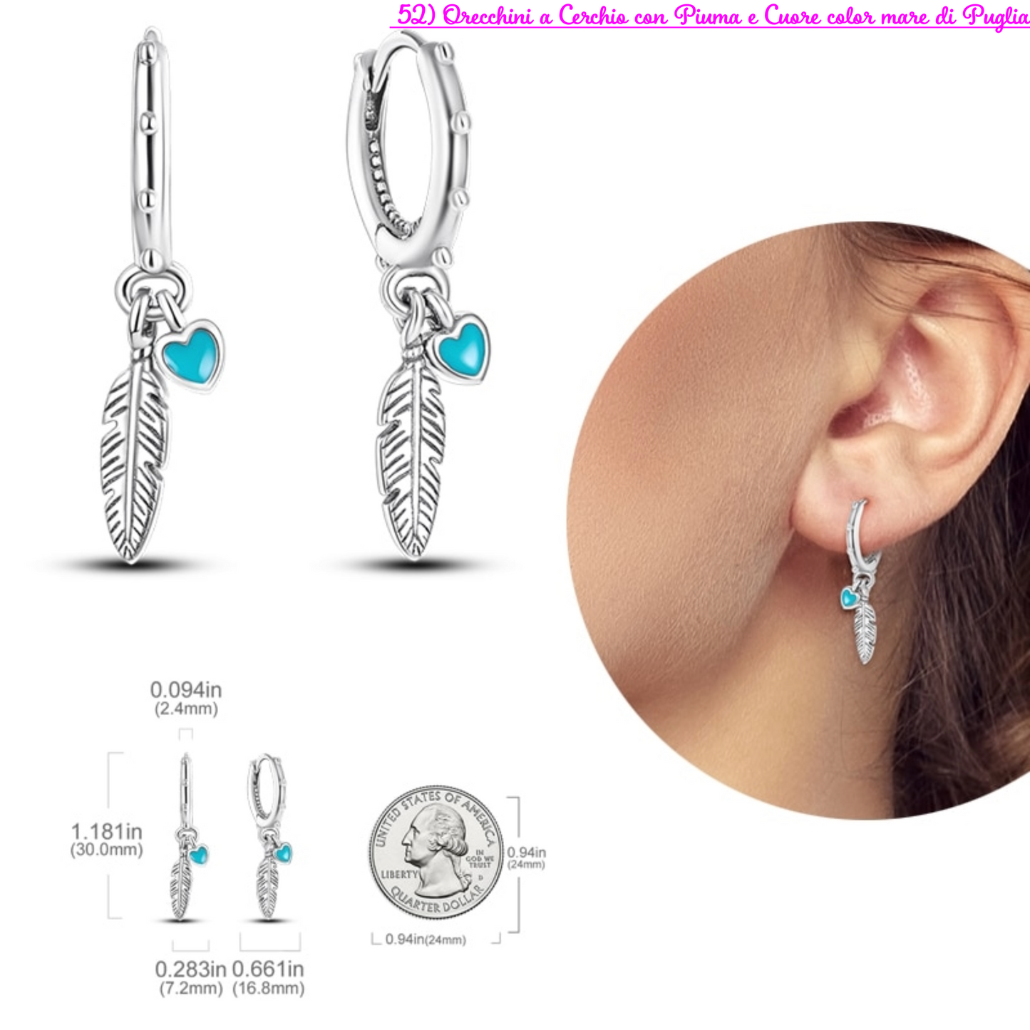 PRINCESS JEWELRY® Orecchini in Argento 925 (56 modelli) - Princess Jewelry