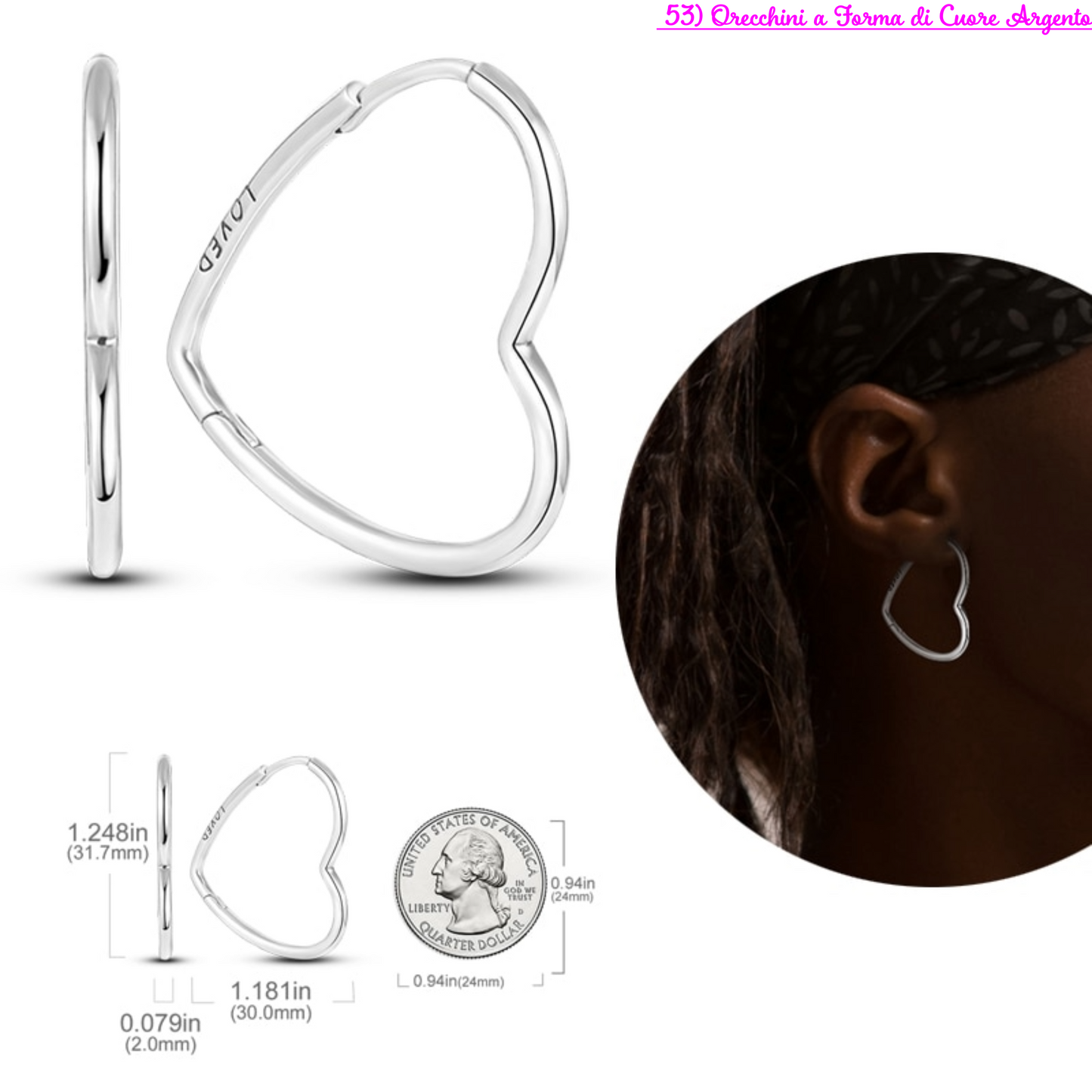 PRINCESS JEWELRY® Orecchini in Argento 925 (56 modelli) - Princess Jewelry