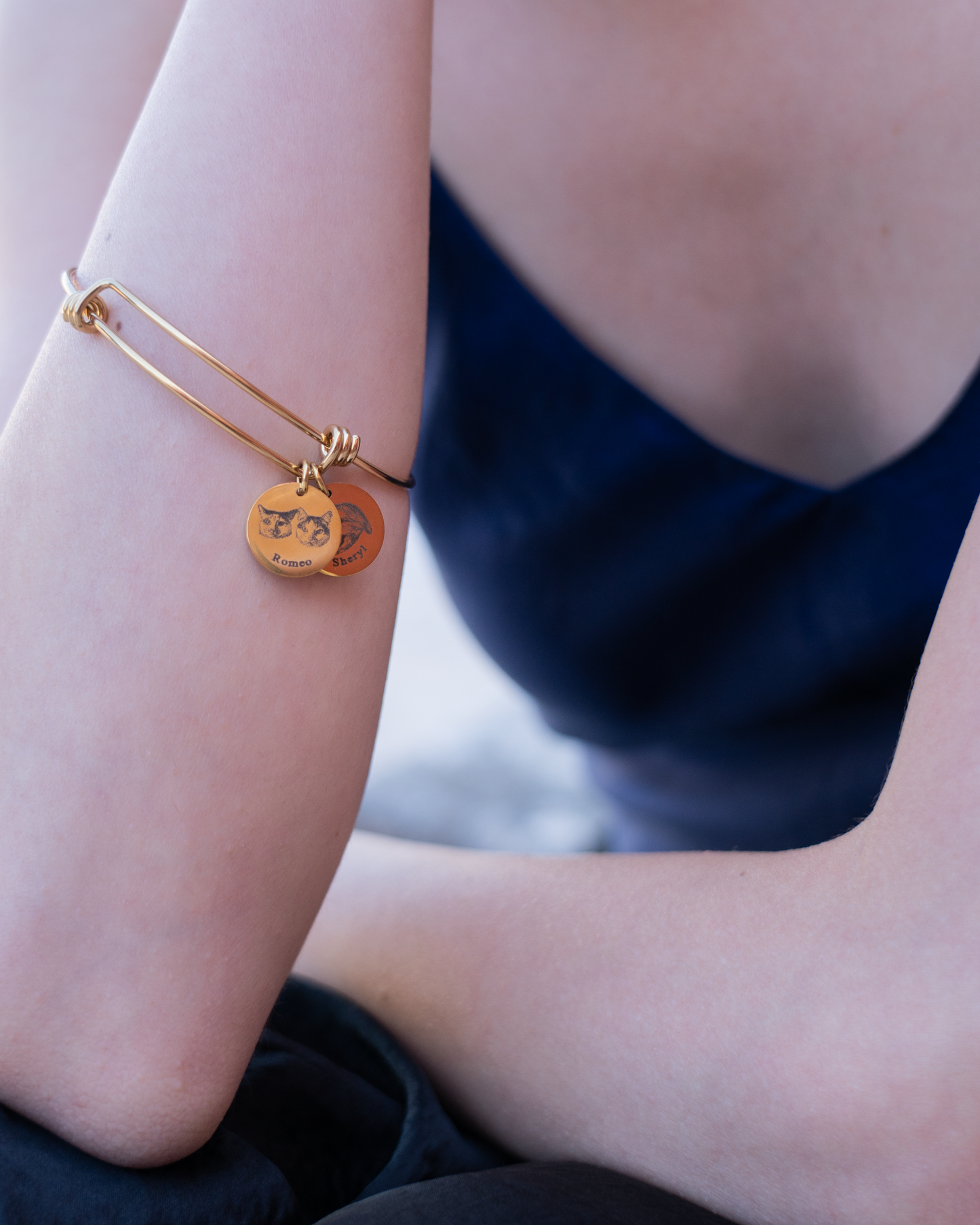 PRINCESS JEWELRY® Bracciale Con Foto Personalizzata da Incidere in Acciaio Inossidabile (3 colori) - Princess Jewelry