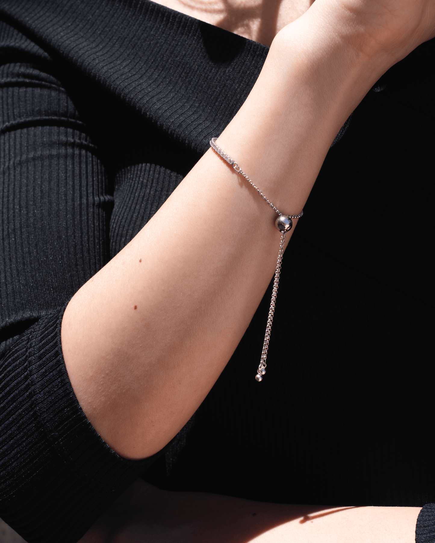 PRINCESS JEWELRY® Bracciale Tennis in Argento 925 Placcato in Oro 18 Kt (5 colori) - Princess Jewelry