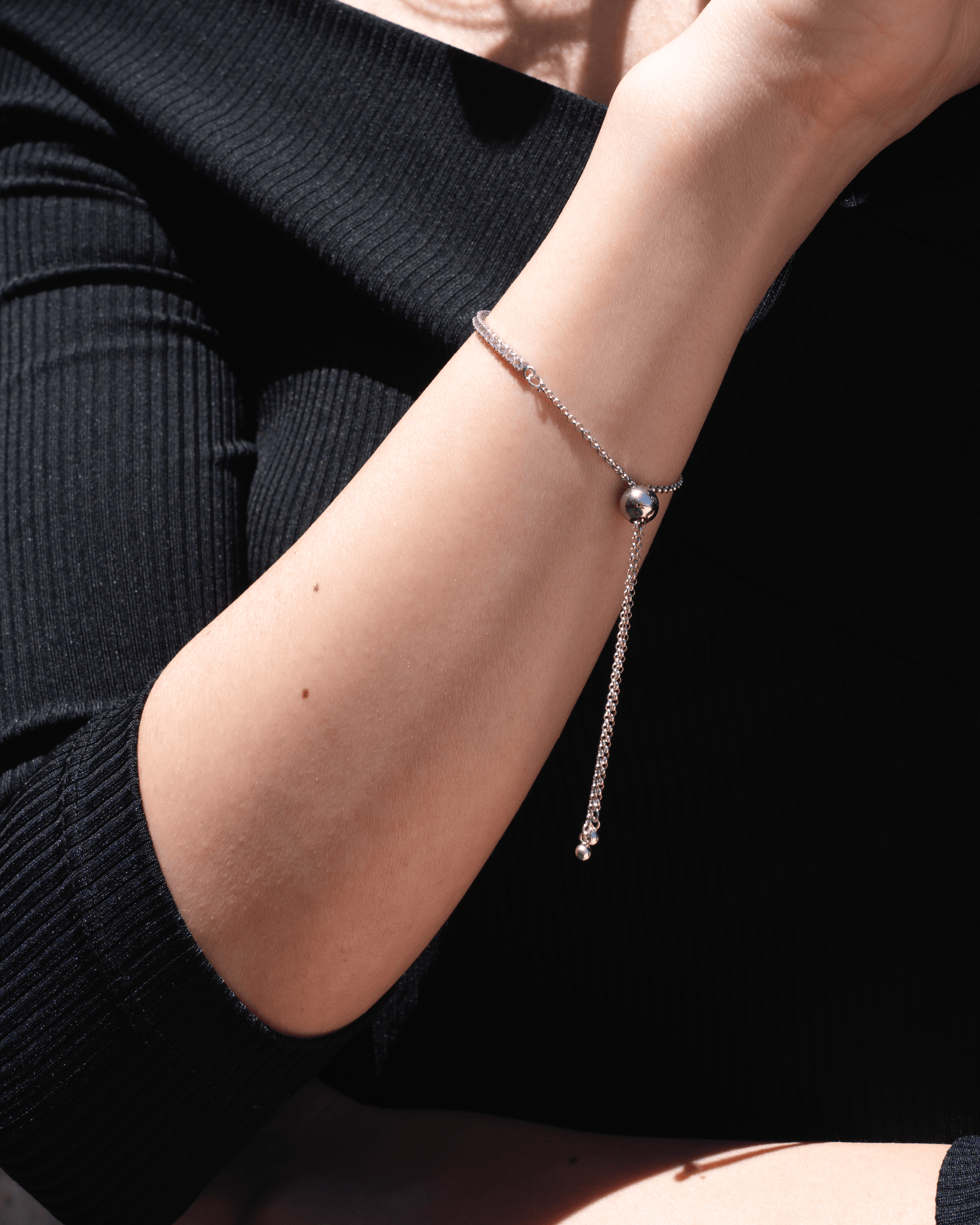 PRINCESS JEWELRY® Bracciale Tennis in Argento 925 Placcato in Oro 18 Kt (5 colori) - Princess Jewelry