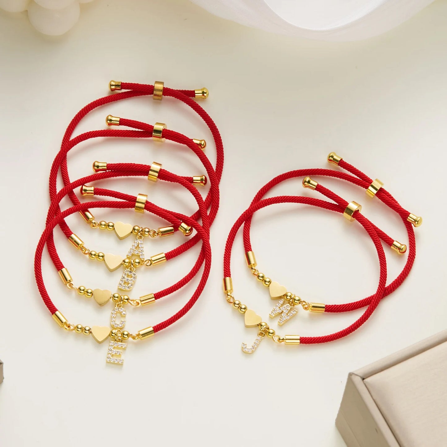 PRINCESS JEWELRY® Bracciale con Lettera Personalizzata (7 colori) - Princess Jewelry