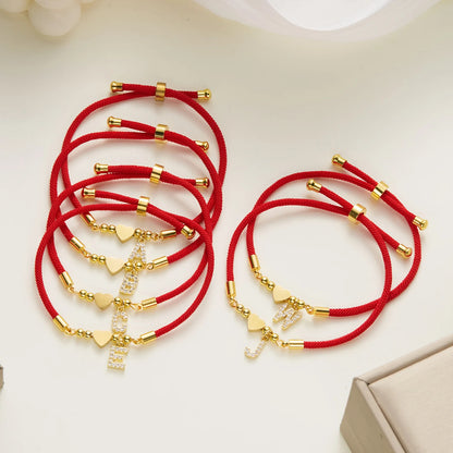 PRINCESS JEWELRY® Bracciale con Lettera Personalizzata (7 colori) - Princess Jewelry