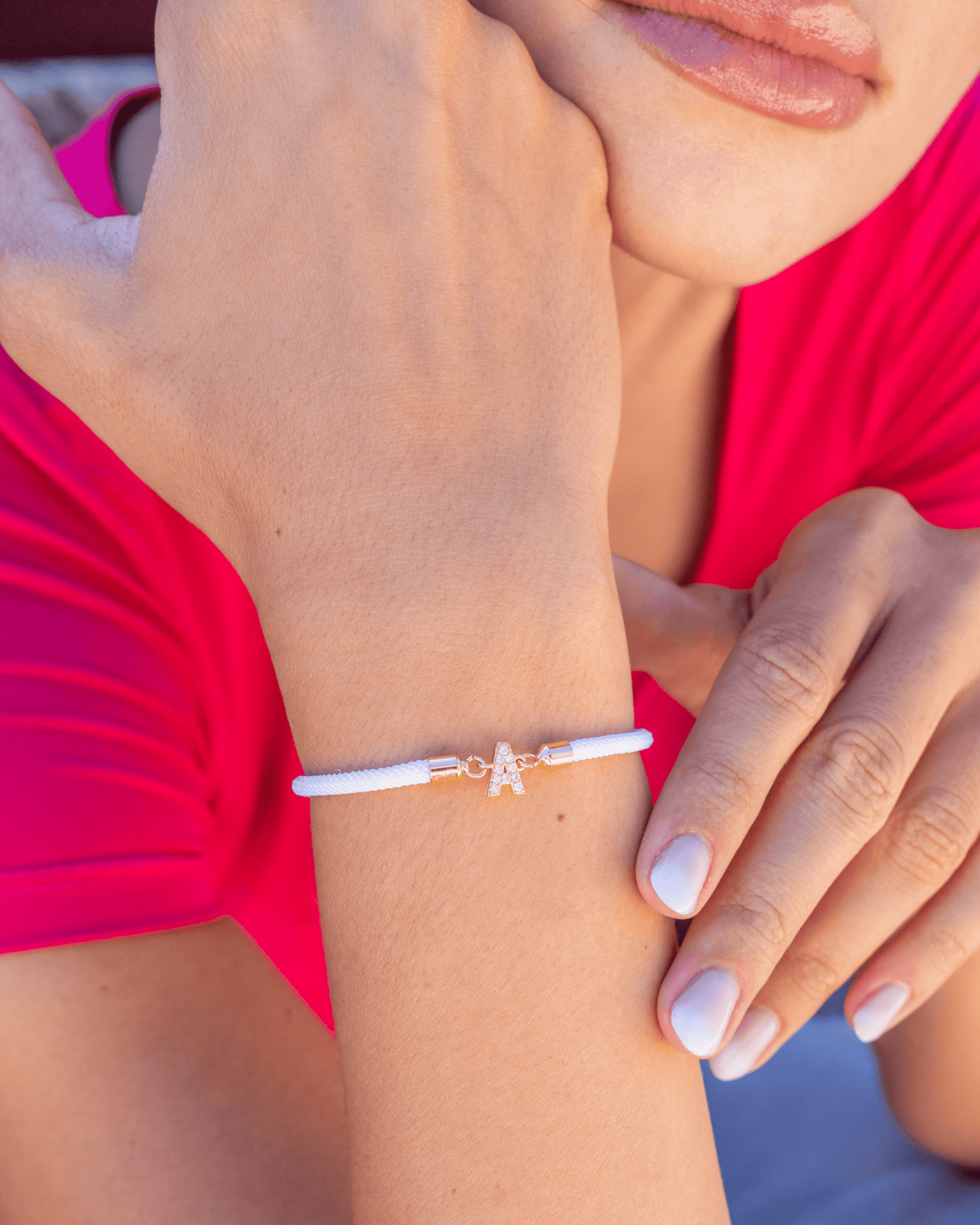 PRINCESS JEWELRY® Bracciale con Lettera Personalizzata (7 colori) - Princess Jewelry
