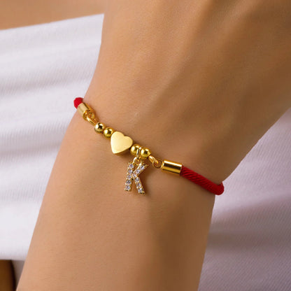 PRINCESS JEWELRY® Bracciale con Lettera Personalizzata (7 colori) - Princess Jewelry