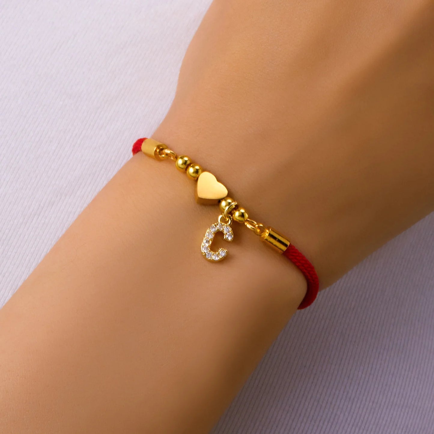 PRINCESS JEWELRY® Bracciale con Lettera Personalizzata (7 colori) - Princess Jewelry