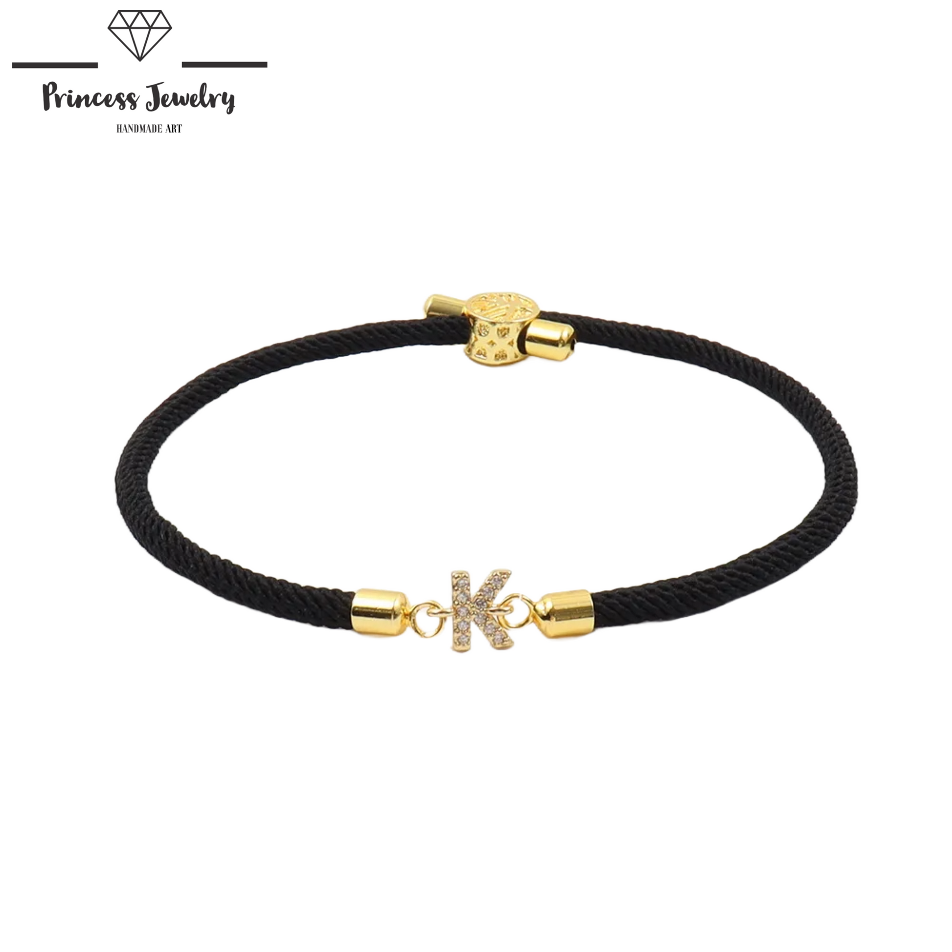 PRINCESS JEWELRY® Bracciale con Lettera Personalizzata (7 colori) - Princess Jewelry