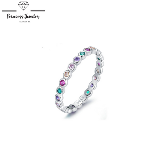 PRINCESS JEWELRY® Anello Arcobaleno in Argento 925 (3 modelli) - Princess Jewelry