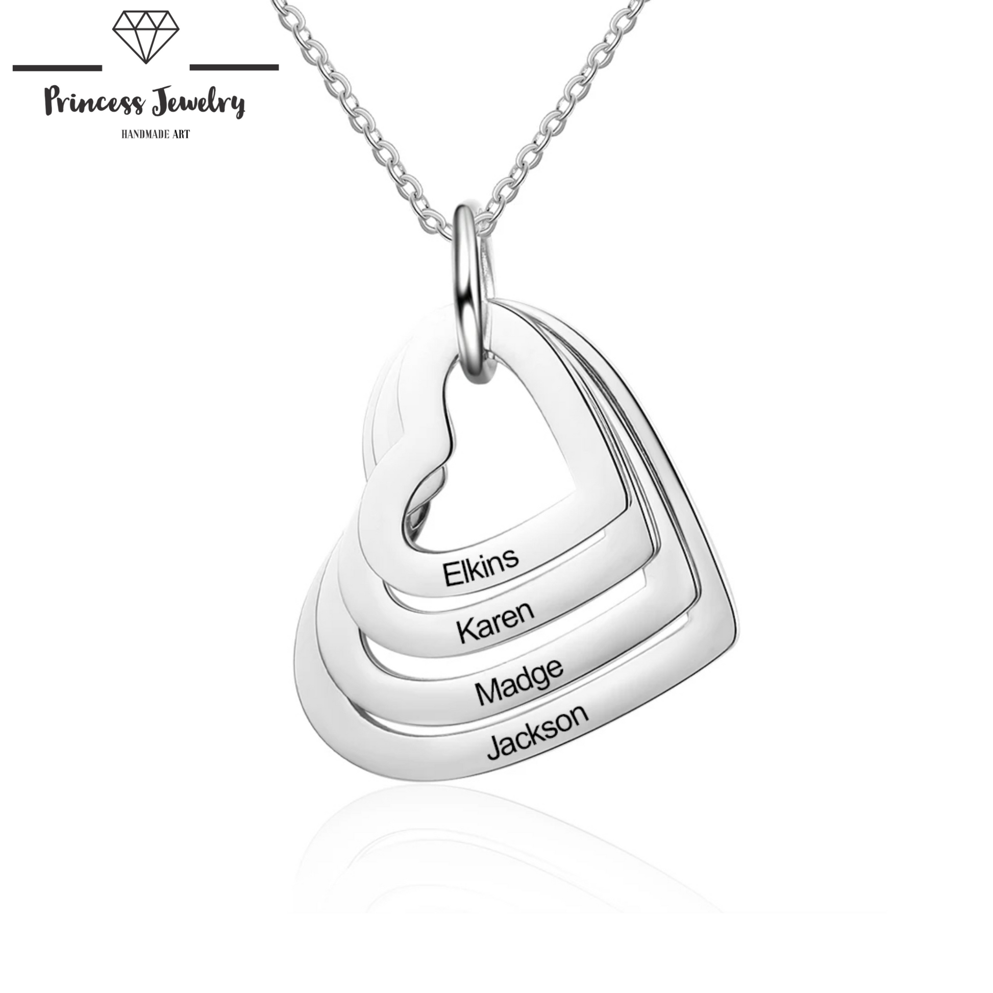 PRINCESS JEWELRY® Collana Personalizzata in Acciaio Inossidabile (3 colori) - Princess Jewelry