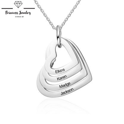 PRINCESS JEWELRY® Collana Personalizzata in Acciaio Inossidabile (3 colori) - Princess Jewelry