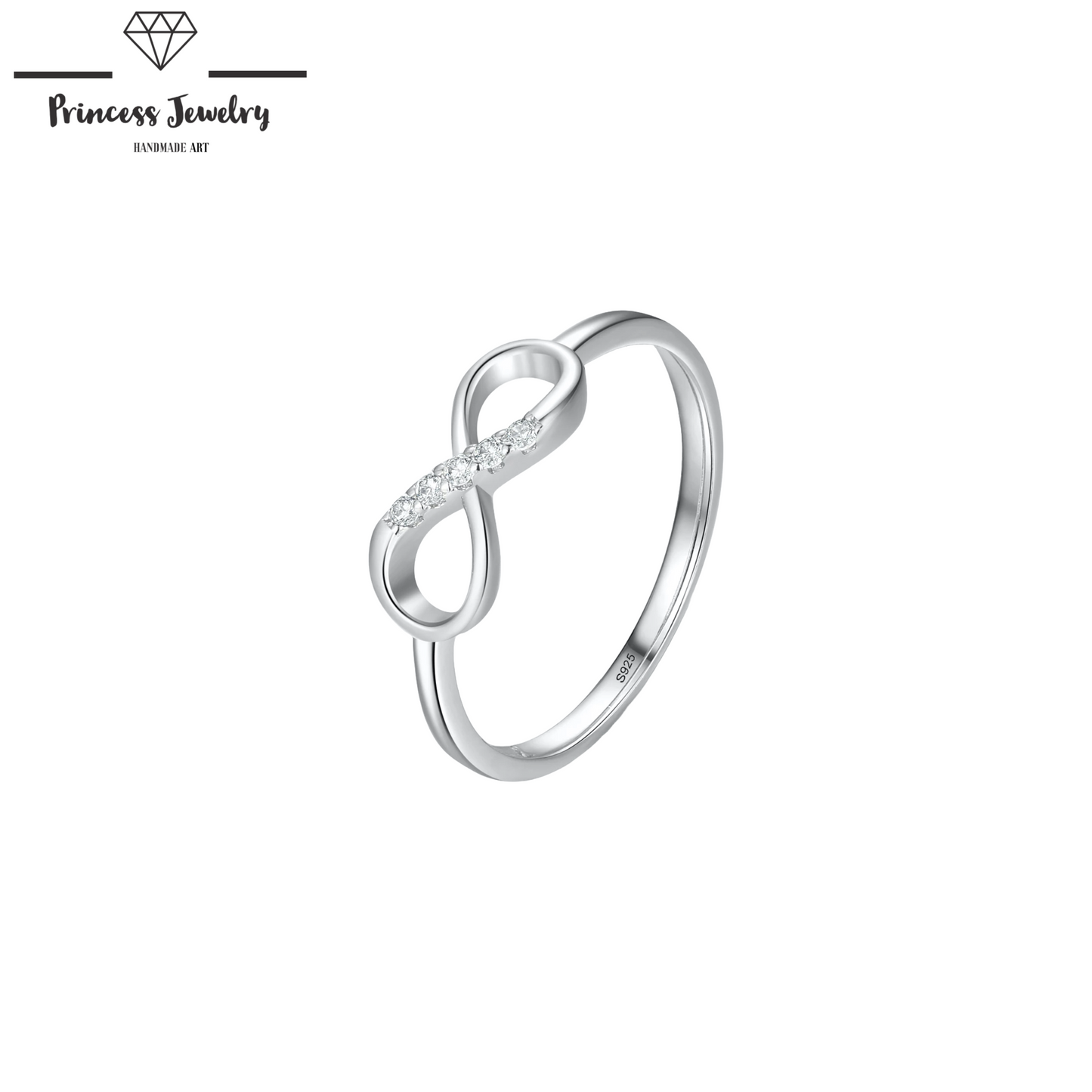 PRINCESS JEWELRY® Anello Infinity in Argento 925