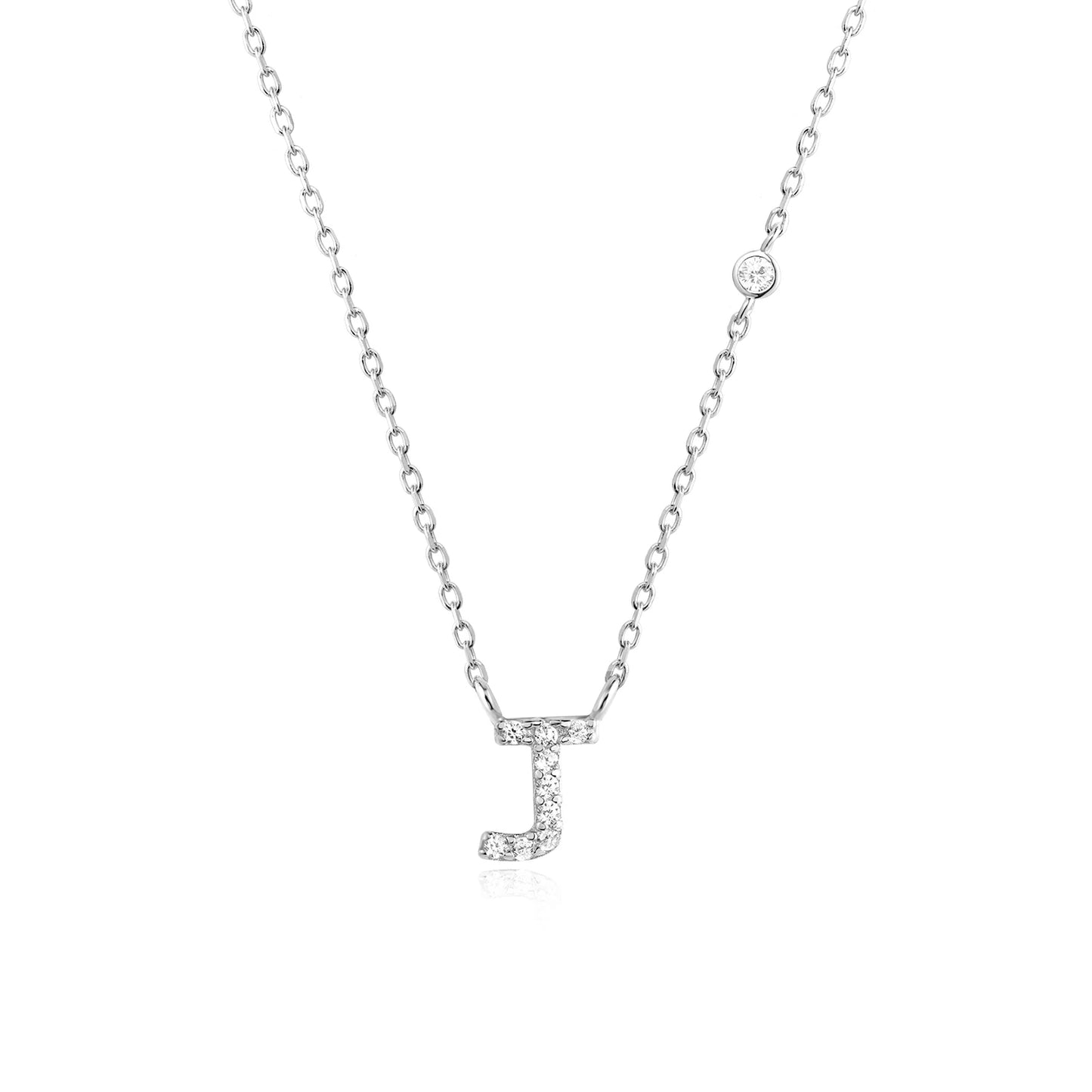 PRINCESS JEWELRY® Collana con Lettera Personalizzata in Argento 925 Placcato Oro 18 Kt (2 colori) - Princess Jewelry